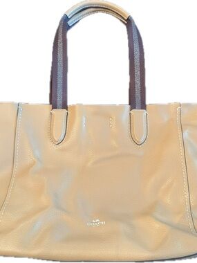 Coach Derby Tote - Latte pebble leather
